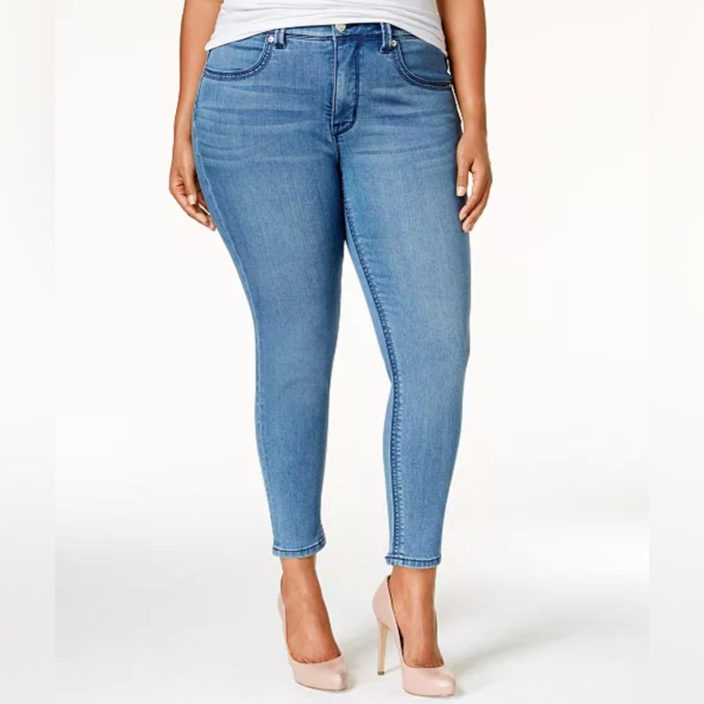 Seven7 Melissa McCarthy Pencil Slimming Silhouette Jeans Sz 14